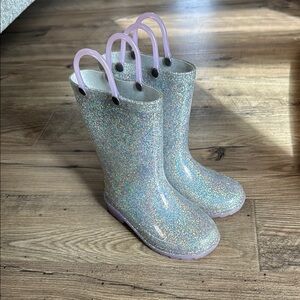 Western Chief Girls Sparkly Glitter Rain Boots